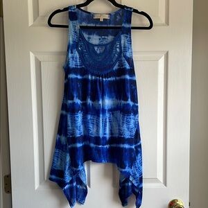 Almost Famous Flowy Tie-Dye Tank Top